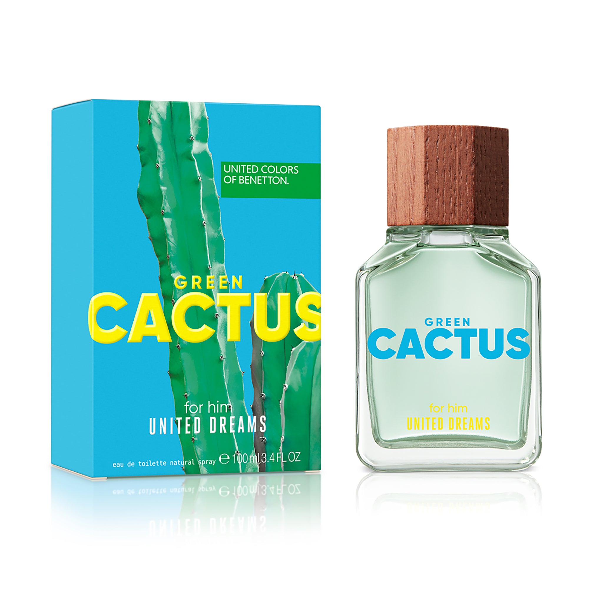 United Colors of Benetton Green Cactus For Him 80ml – Fresh