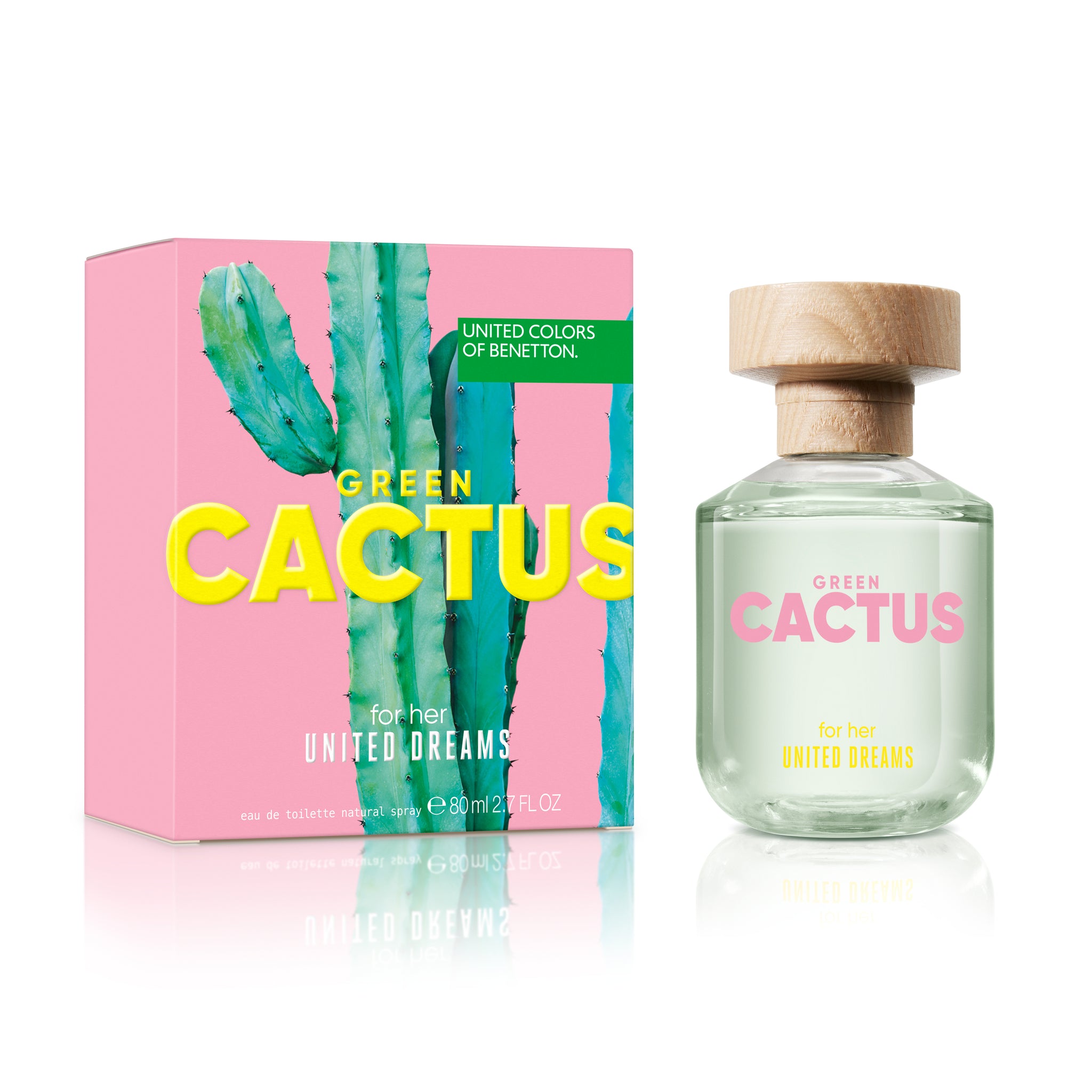 United Colors of Benetton Green Cactus For Her 80ml – Fresh