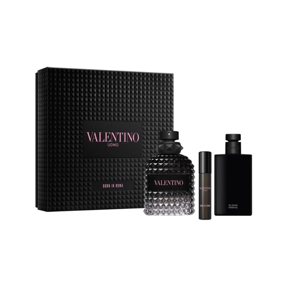 VALENTINO Uomo Born In Roma Women (Edt 100ml+Edt 15ml+100ml Shower
